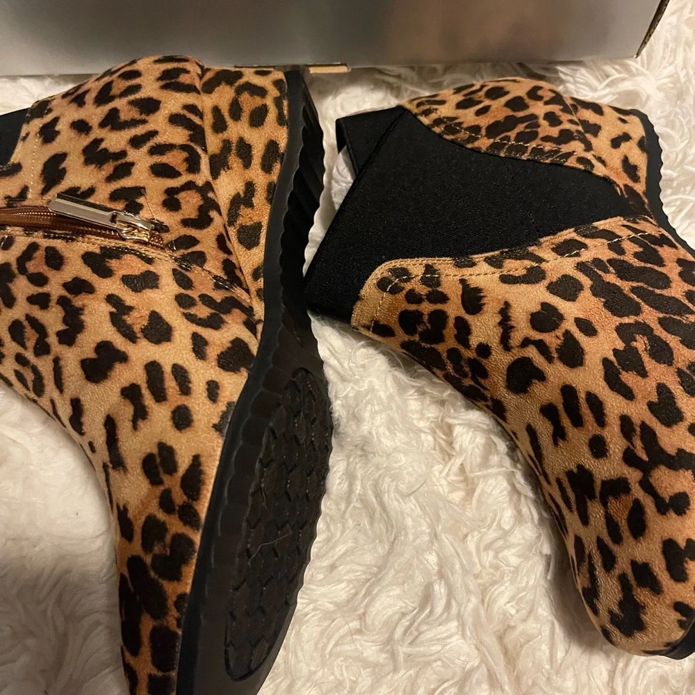Cloudwalkers animal print Kiera ankle boot